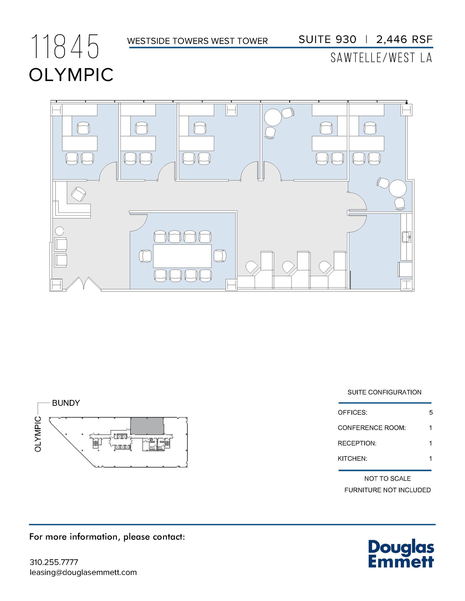 11845 W Olympic Blvd, Los Angeles, CA en alquiler Plano de la planta- Imagen 1 de 1