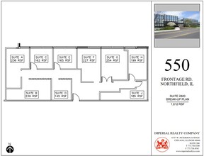 540-550 W Frontage Rd, Northfield, IL en alquiler Plano de la planta- Imagen 1 de 6