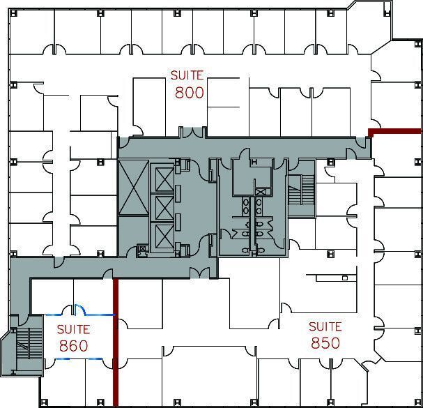 611 Anton Blvd, Costa Mesa, CA en alquiler Plano de la planta- Imagen 1 de 1