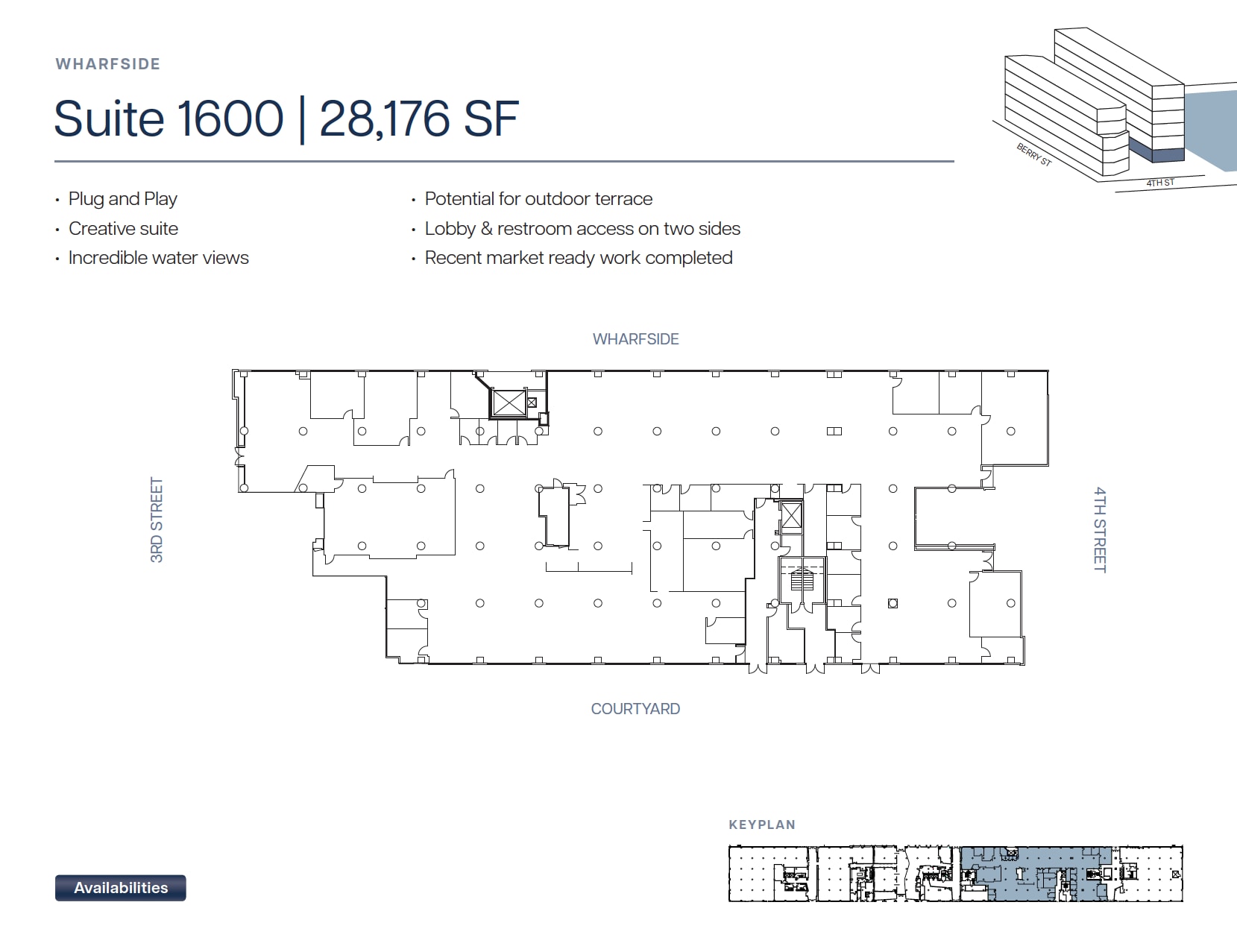 185 Berry St, San Francisco, CA en alquiler Plano de la planta- Imagen 1 de 1