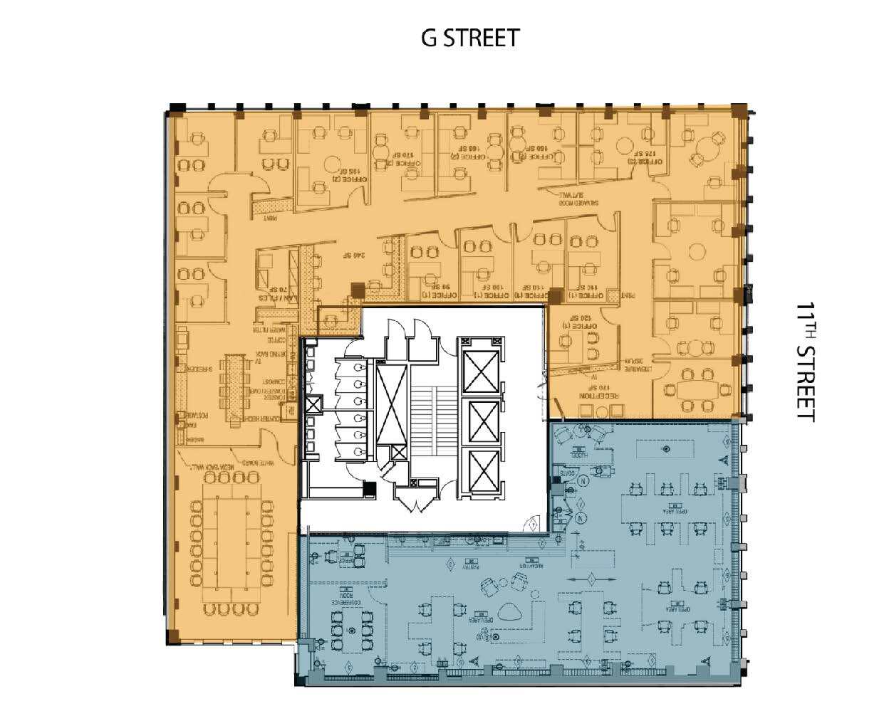 1100 G St NW, Washington, DC en alquiler Plano de la planta- Imagen 1 de 1