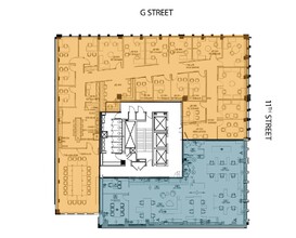 1100 G St NW, Washington, DC en alquiler Plano de la planta- Imagen 1 de 1