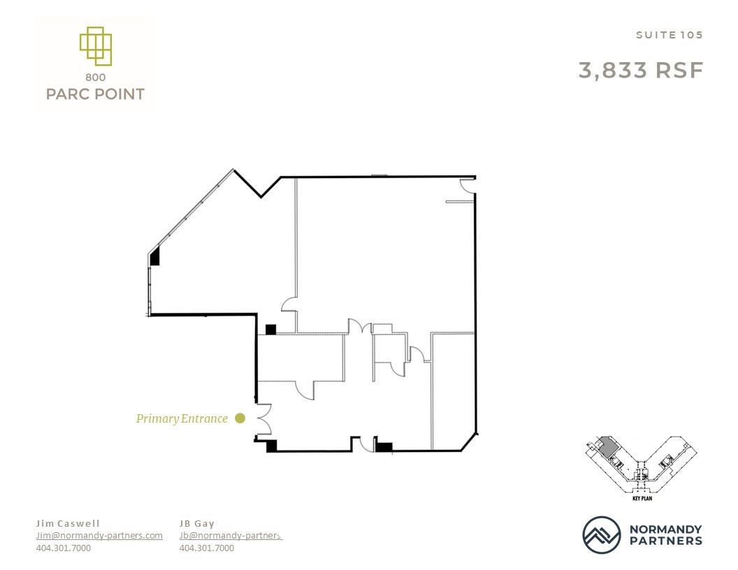 800 Parc Pt, Alpharetta, GA en alquiler Plano de la planta- Imagen 1 de 6