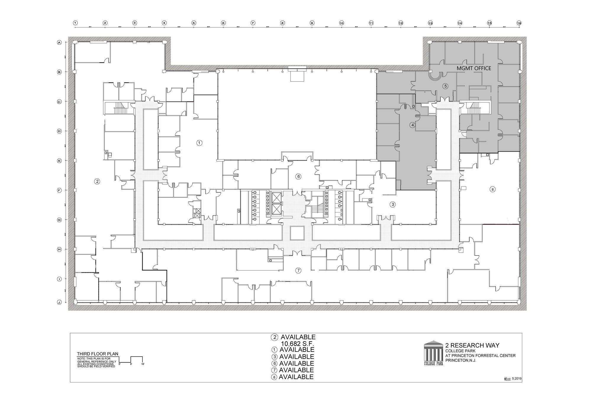 4 Research Way, Princeton, NJ en alquiler Plano de la planta- Imagen 1 de 2