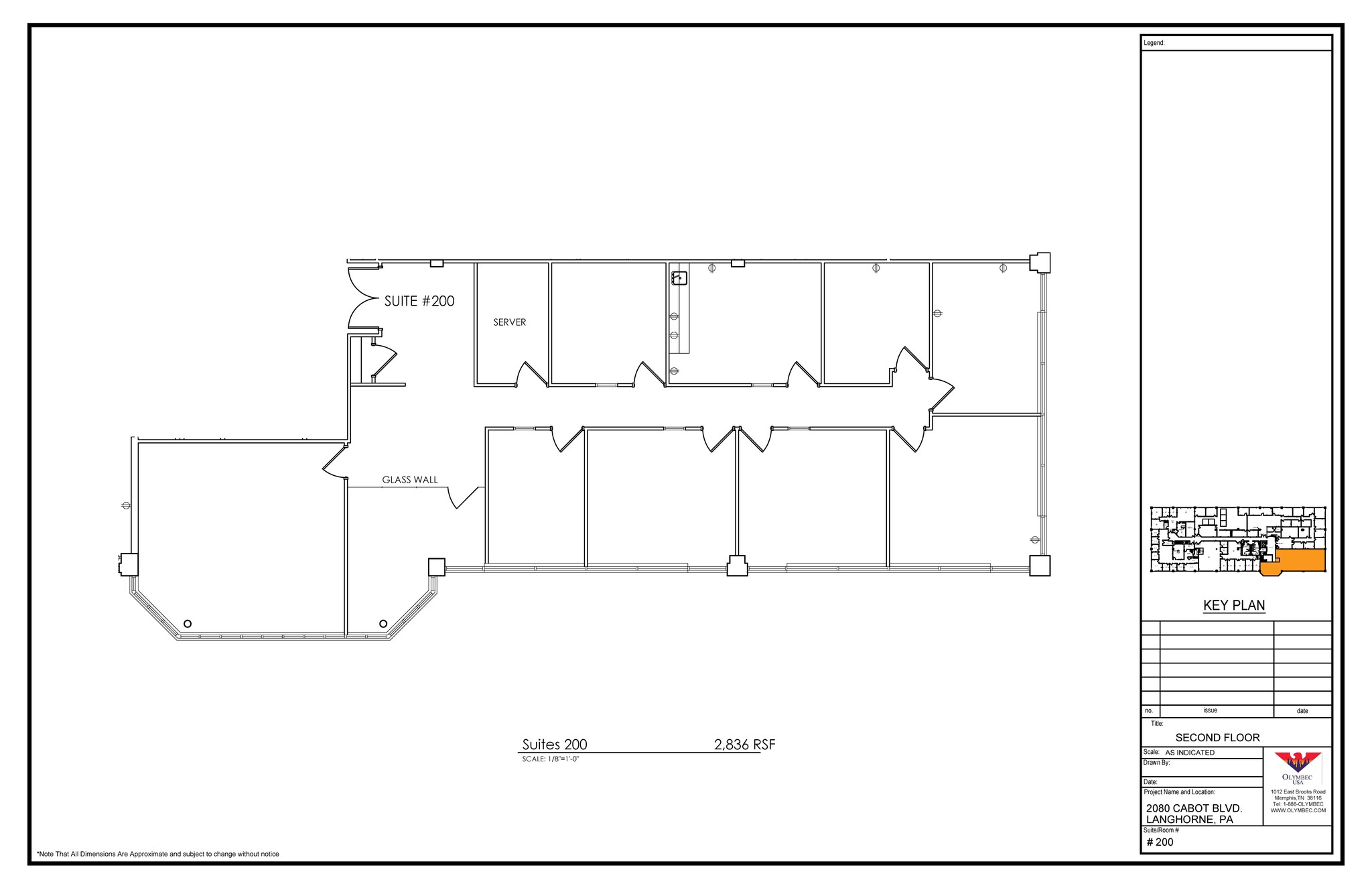 2080 Cabot Blvd W, Langhorne, PA en alquiler Plano de la planta- Imagen 1 de 1