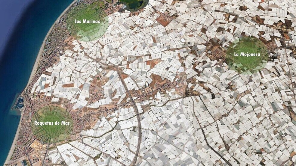 Terreno en Roquetas de Mar, Almería en venta - Vista aérea - Imagen 3 de 19