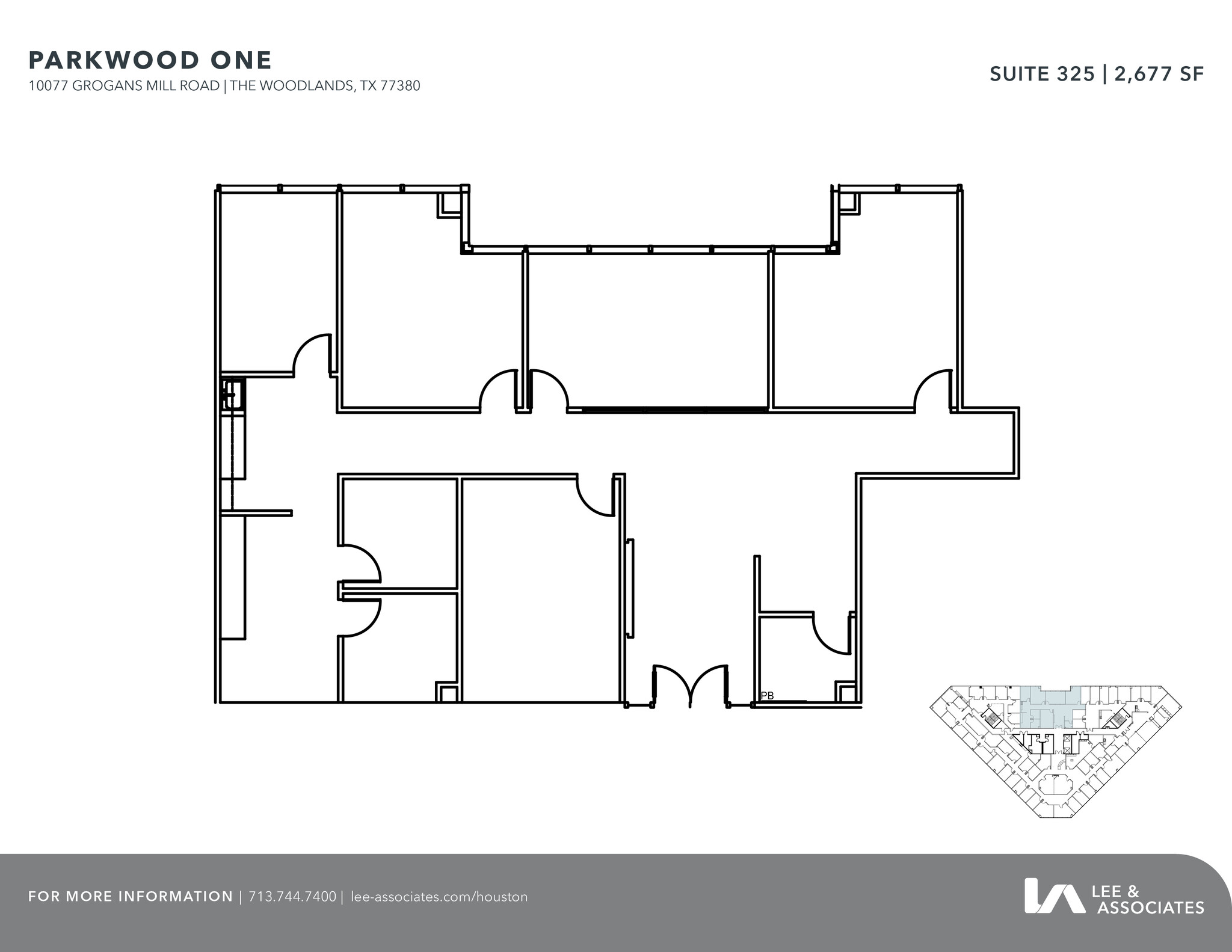 10077 Grogans Mill Rd, The Woodlands, TX en alquiler Plano de la planta- Imagen 1 de 1