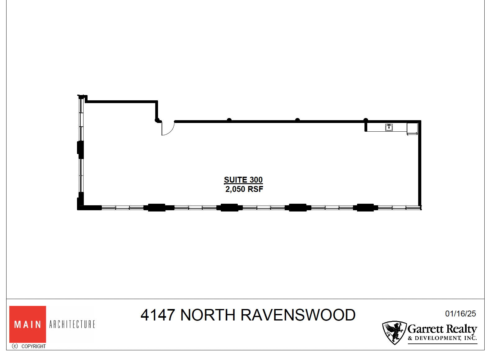 4147 N Ravenswood Ave, Chicago, IL en alquiler Plano de la planta- Imagen 1 de 6