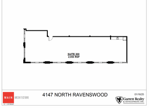 4147 N Ravenswood Ave, Chicago, IL en alquiler Plano de la planta- Imagen 1 de 6