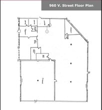 960 V St NE, Washington, DC en alquiler Plano de la planta- Imagen 1 de 4