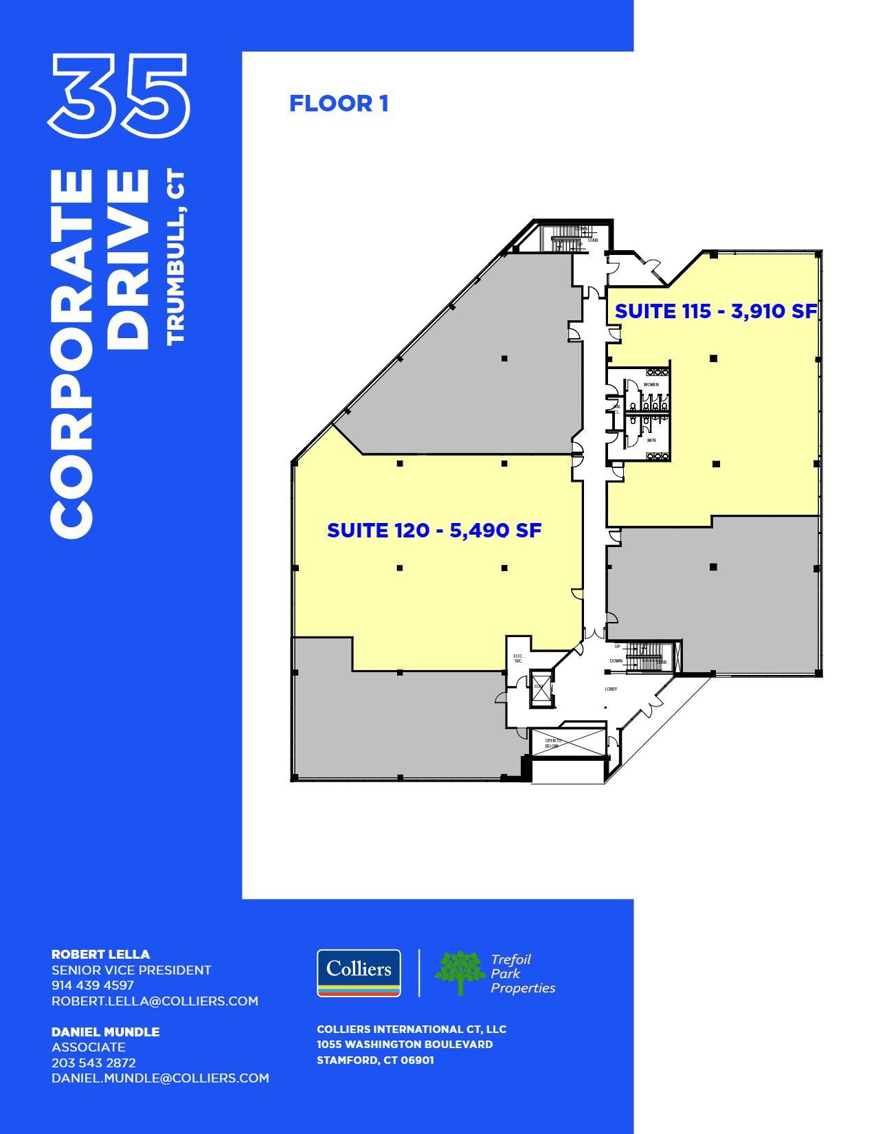 35 Corporate Dr, Trumbull, CT en alquiler Plano de la planta- Imagen 1 de 1