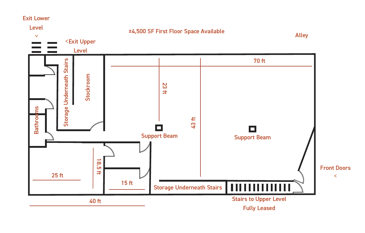 518-520 Santa Monica Blvd, Santa Monica, CA en venta Plano de la planta- Imagen 1 de 1