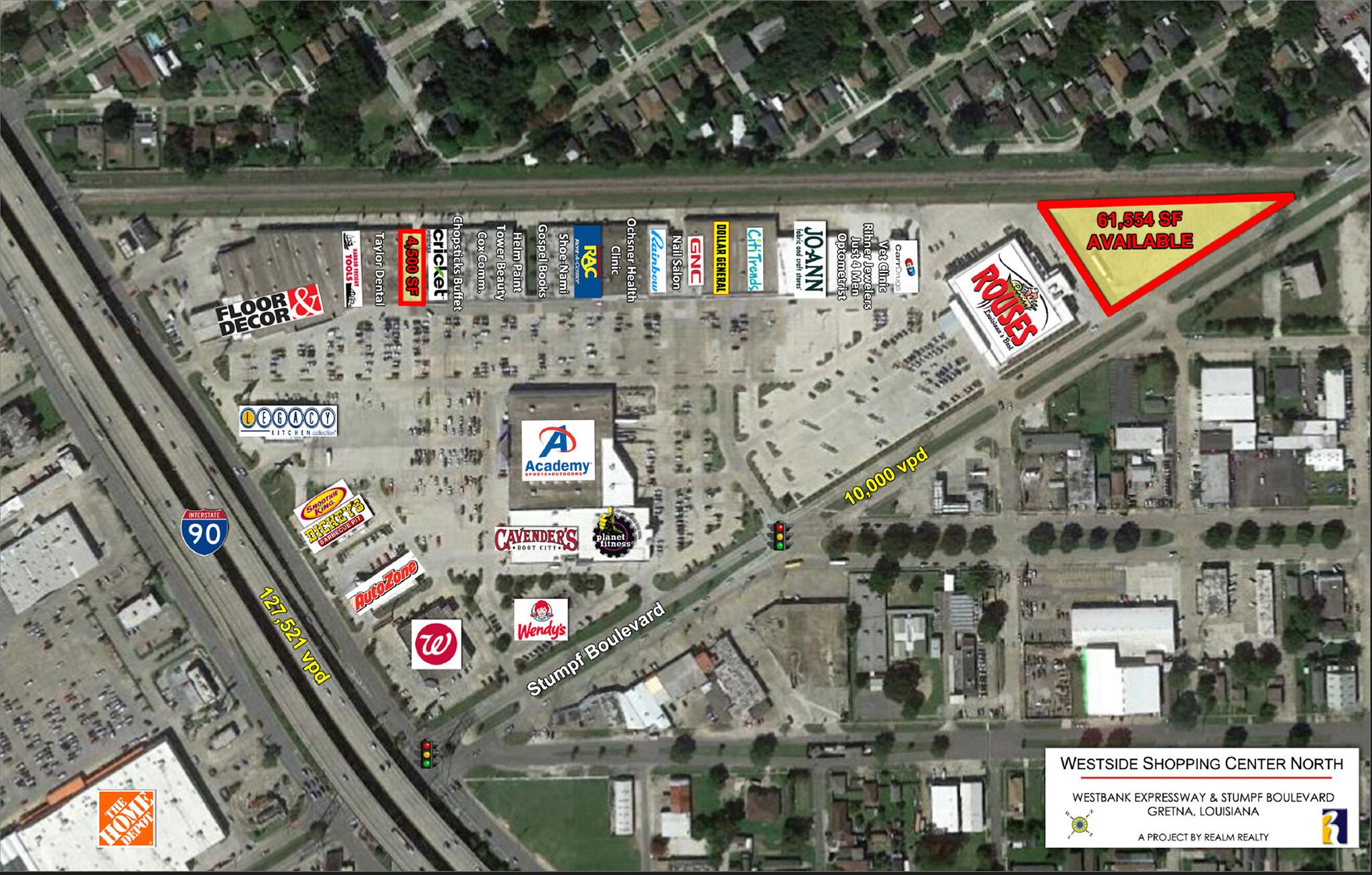 1 West Side Shopping Center, Gretna, LA en alquiler Foto del edificio- Imagen 1 de 2