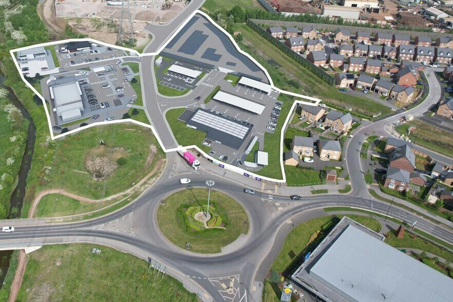 West End Ln, Doncaster en venta - Vista aérea - Imagen 2 de 6