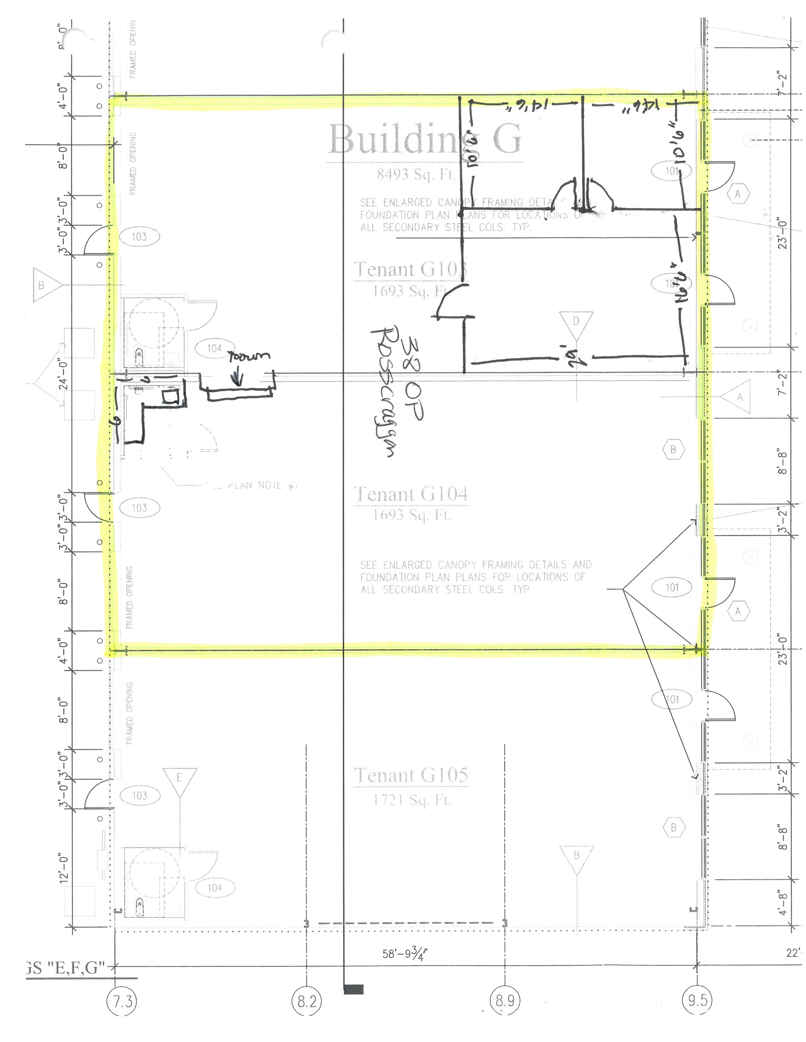 36-38 Rosscraggon Rd, Asheville, NC en alquiler Plano de la planta- Imagen 1 de 11