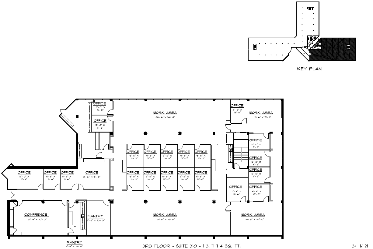 500 College Rd E, Princeton, NJ en alquiler Plano de la planta- Imagen 1 de 1