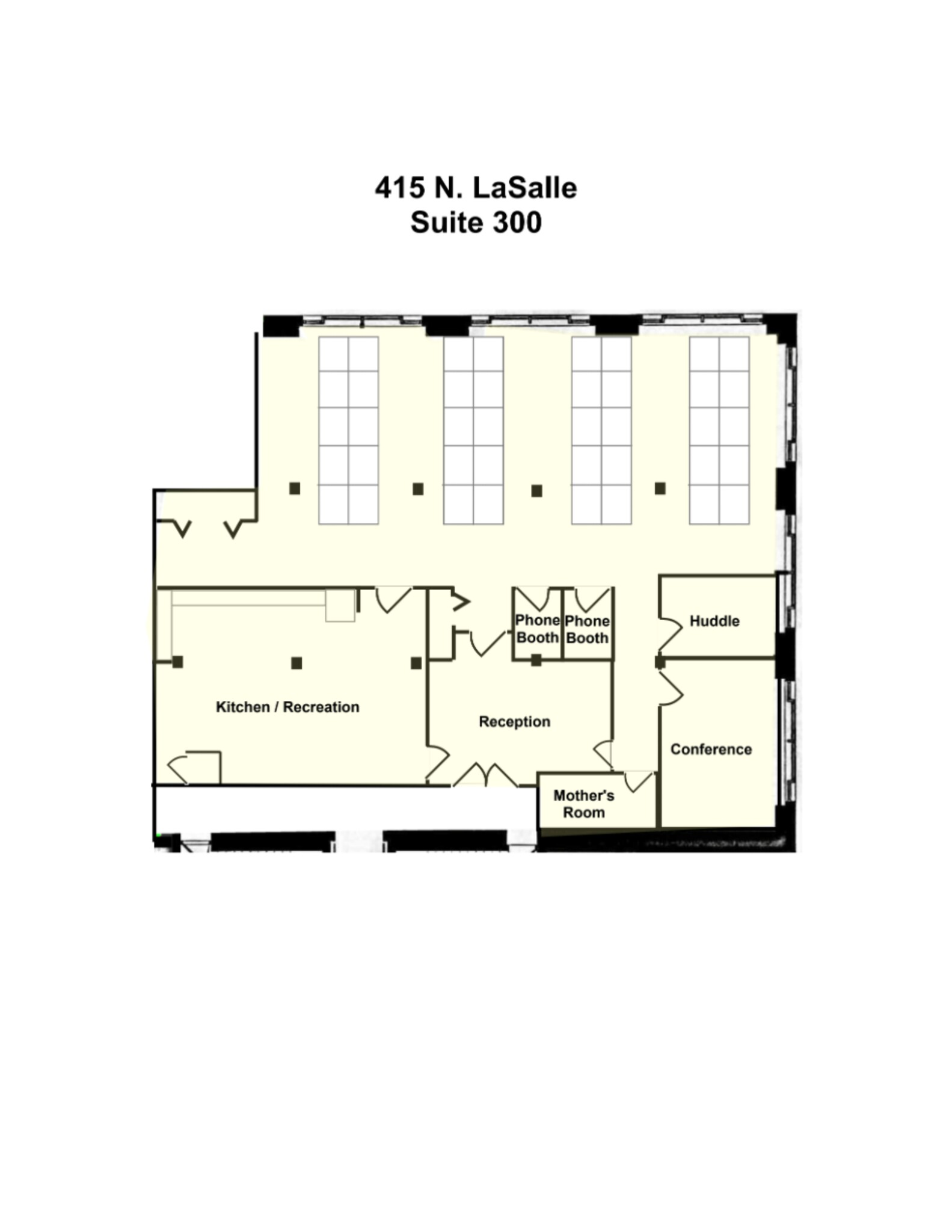 415 N LaSalle Dr, Chicago, IL en alquiler Plano del sitio- Imagen 1 de 11