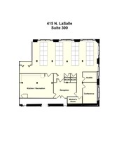 415 N LaSalle Dr, Chicago, IL en alquiler Plano del sitio- Imagen 1 de 11