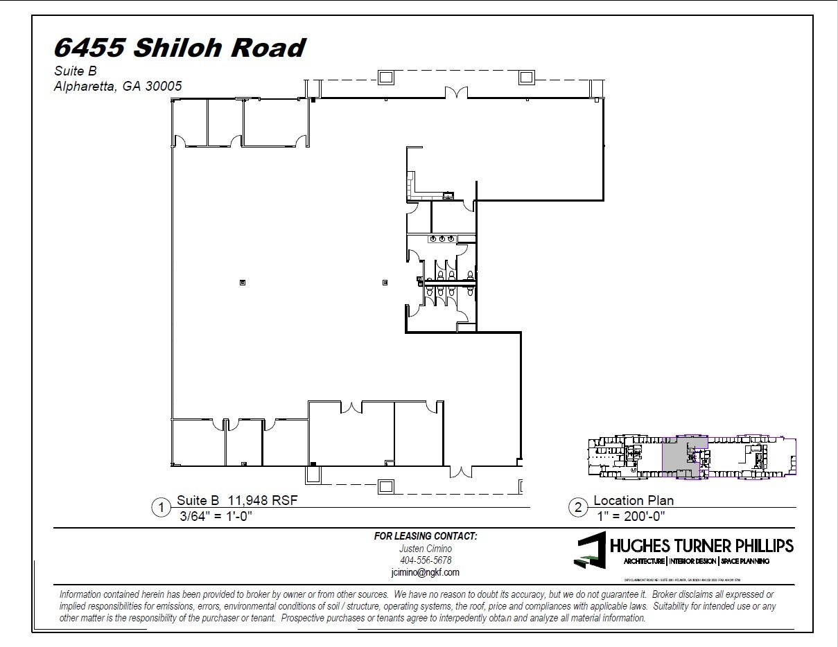 6455 Shiloh Rd, Alpharetta, GA en venta Plano de la planta- Imagen 1 de 2