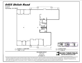 6455 Shiloh Rd, Alpharetta, GA en venta Plano de la planta- Imagen 1 de 2