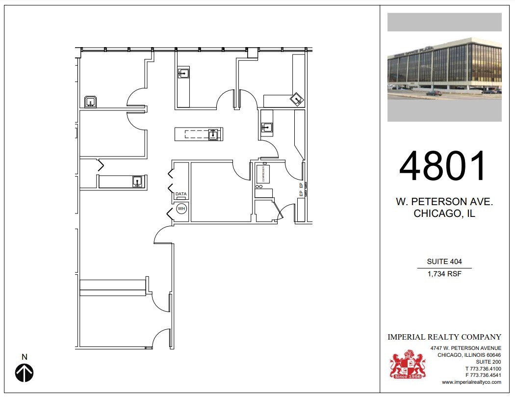 4801 W Peterson Ave, Chicago, IL en alquiler Plano de la planta- Imagen 1 de 10