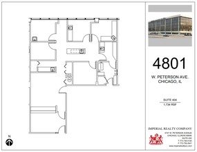 4801 W Peterson Ave, Chicago, IL en alquiler Plano de la planta- Imagen 1 de 10