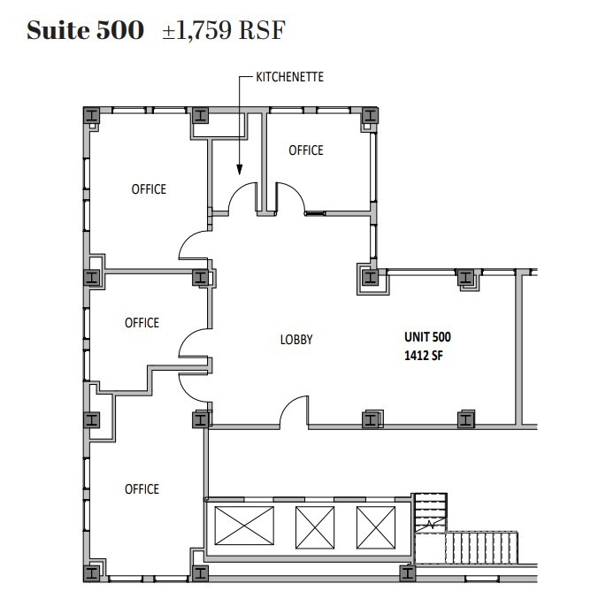 1624 Franklin St, Oakland, CA en alquiler Plano de la planta- Imagen 1 de 1