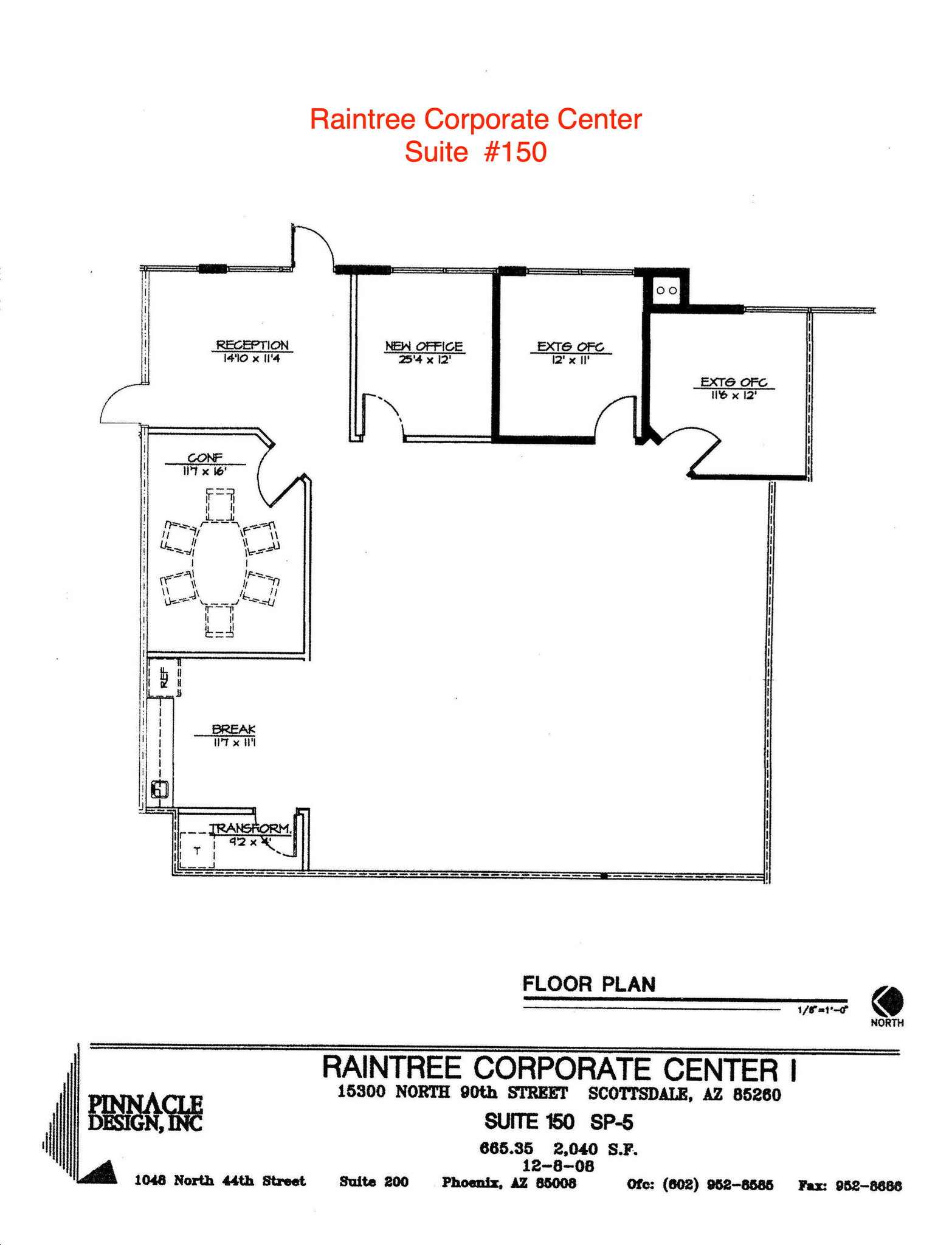 15300 N 90th St, Scottsdale, AZ en alquiler Plano de la planta- Imagen 1 de 1