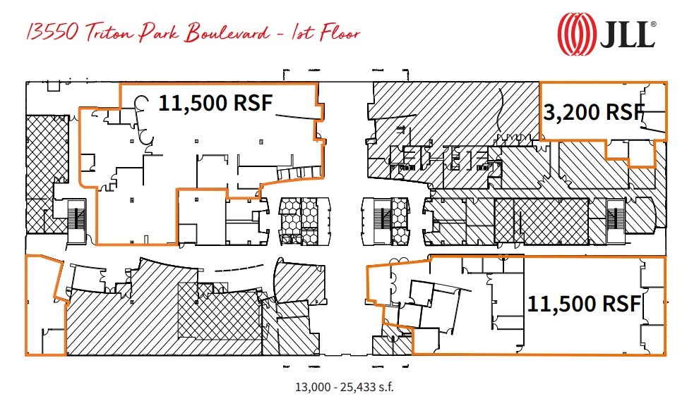 13550 Triton Park Blvd, Louisville, KY en alquiler Plano de la planta- Imagen 1 de 1