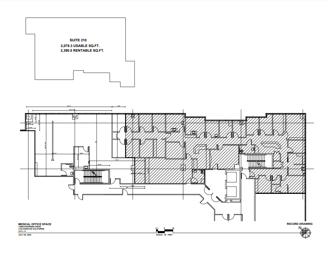 12660 Riverside Dr, Valley Village, CA en alquiler Plano de la planta- Imagen 1 de 1