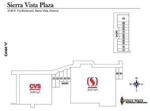 2190 E Fry Blvd, Sierra Vista, AZ en alquiler Plano del sitio- Imagen 1 de 1