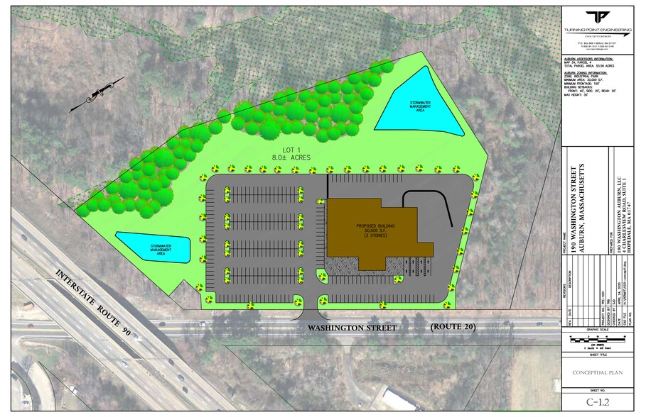 50 Washington, Auburn, MA en alquiler - Plano del sitio - Imagen 2 de 6