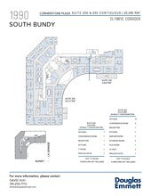 1990 S Bundy Dr, Los Angeles, CA en alquiler Plano de la planta- Imagen 1 de 2