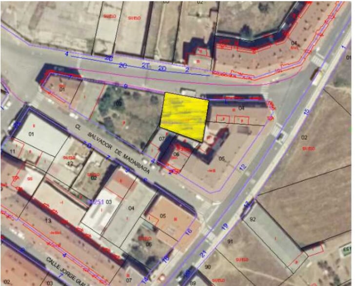 Calle Salvador Madariaga, Villaquilambre, León en venta - Plano de la planta - Imagen 3 de 12