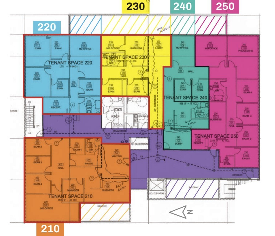 950 S Arroyo Pky, Pasadena, CA en alquiler Plano de la planta- Imagen 1 de 1