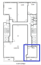 252 W 38th St, New York, NY en alquiler Plano de la planta- Imagen 2 de 2