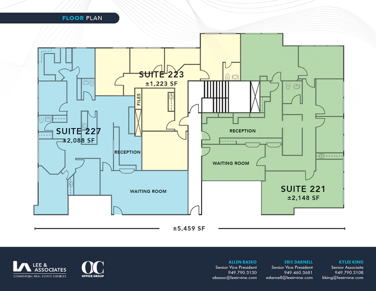 Suite 221/223 Medical Condos cartera de 2 inmuebles en venta en LoopNet.es - Plano de la planta - Imagen 3 de 5