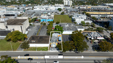 1341 NW 20th St, Miami, FL - VISTA AÉREA  vista de mapa - Image1