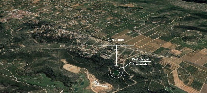 Terreno en Carcaixent, Valencia en alquiler - Vista aérea - Imagen 1 de 4