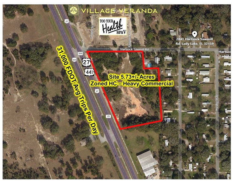 US Highway 441 & Hartsock Sawmill Rd, Lady Lake, FL en venta - Foto principal - Imagen 1 de 10