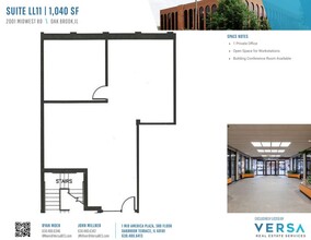 2001 Midwest Rd, Oak Brook, IL en alquiler Plano de la planta- Imagen 1 de 1