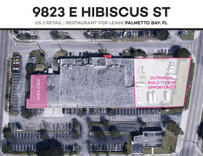 9823 E Hibiscus St, Miami, FL - vista aérea  vista de mapa