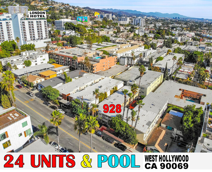 928 N San Vicente Blvd, West Hollywood, CA en venta - Foto del edificio - Imagen 2 de 38