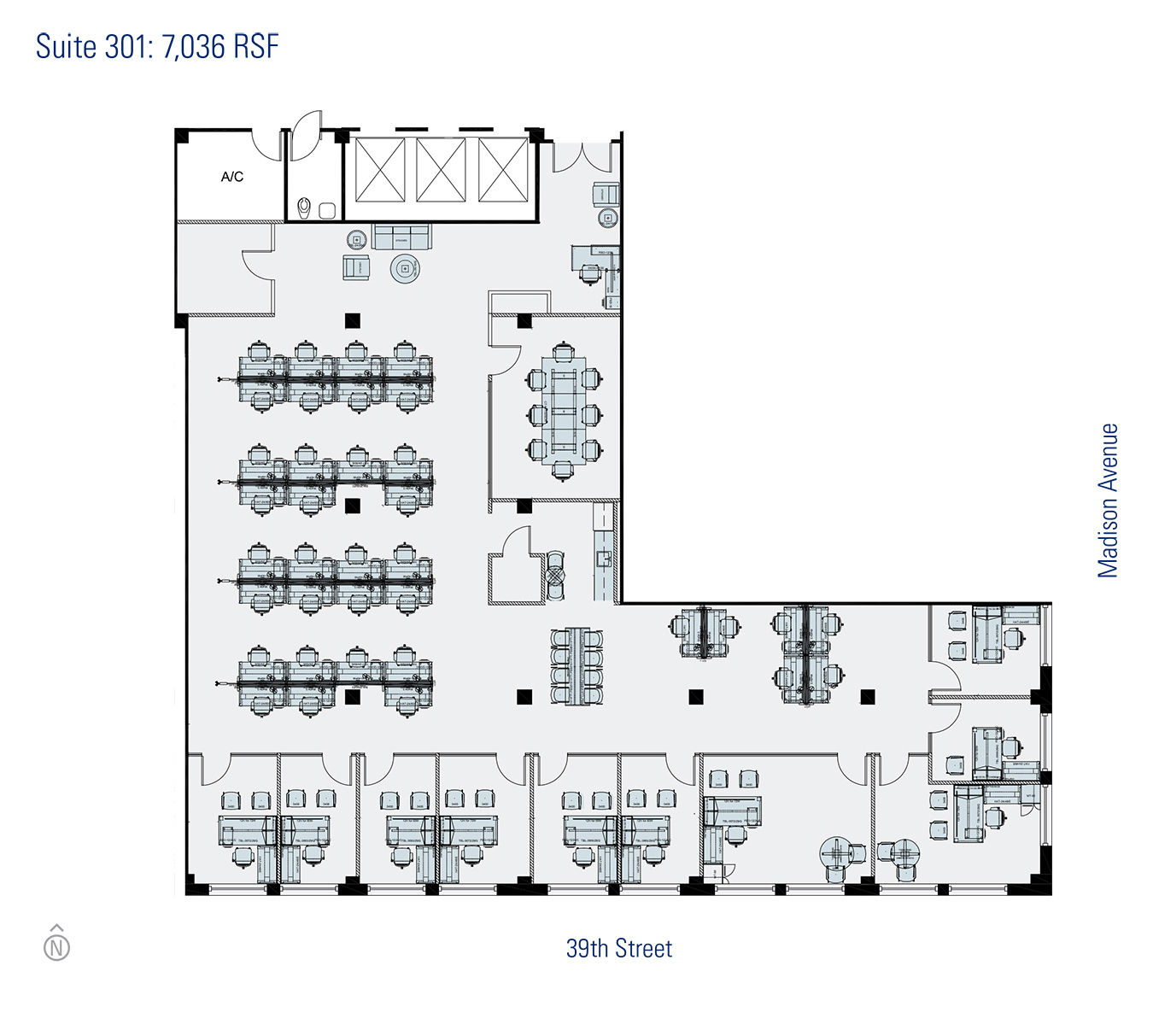 270 Madison Ave, New York, NY en alquiler Plano de la planta- Imagen 1 de 1