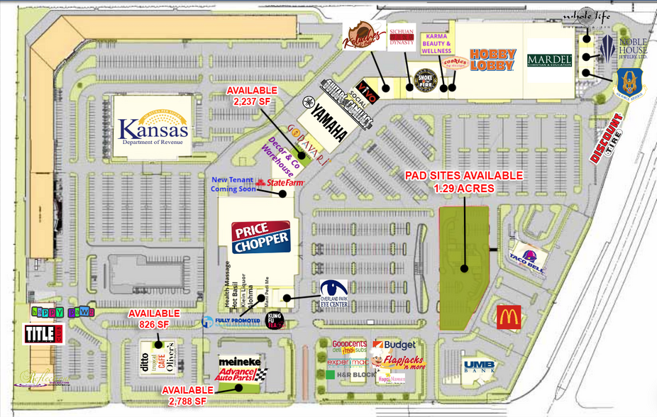 7102-7580 W 119th St, Overland Park, KS en alquiler - Plano del sitio - Imagen 2 de 9