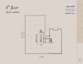 607 14th St NW, Washington, DC en alquiler Plano de la planta- Imagen 1 de 2