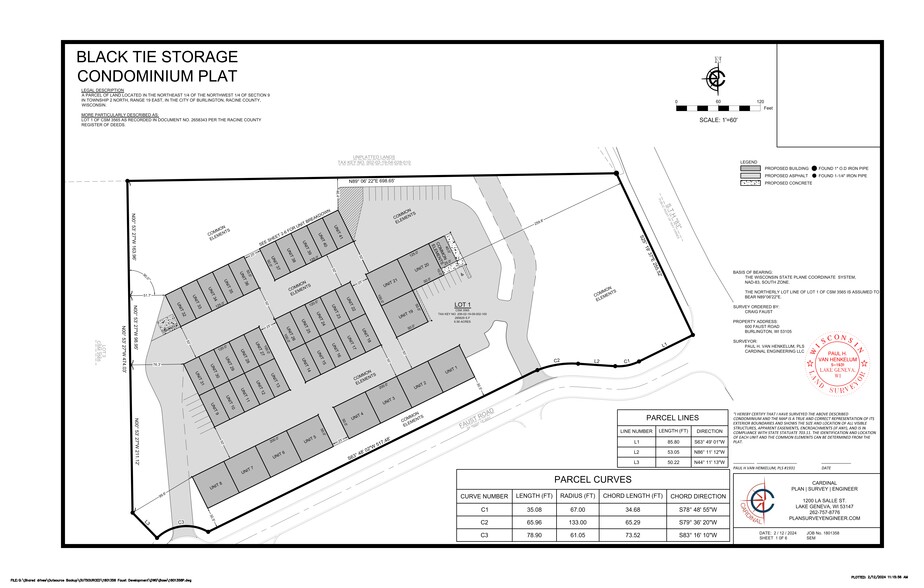 600 Faust Rd, Burlington, WI en venta - Plano del sitio - Imagen 2 de 2