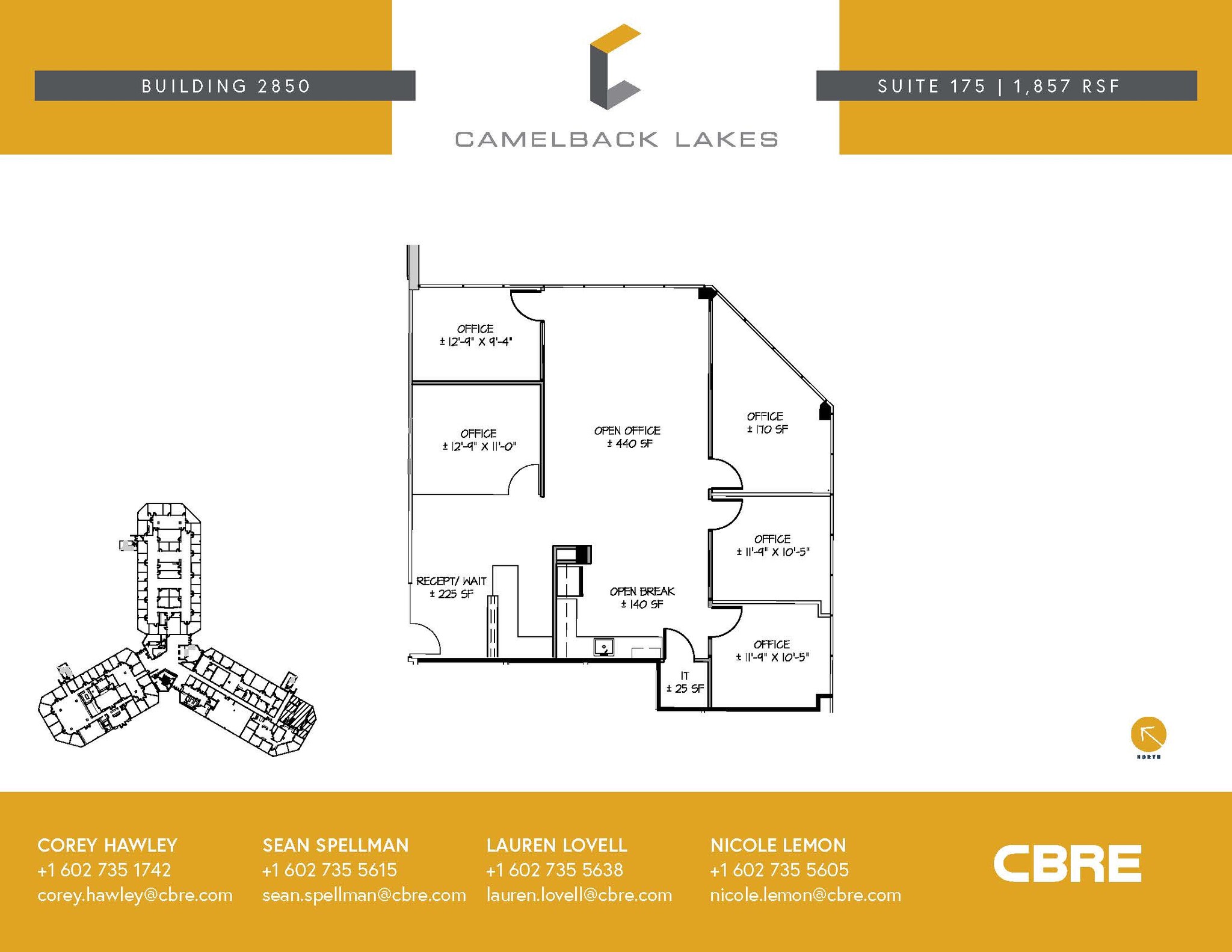 2850 E Camelback Rd, Phoenix, AZ en alquiler Plano de la planta- Imagen 1 de 1