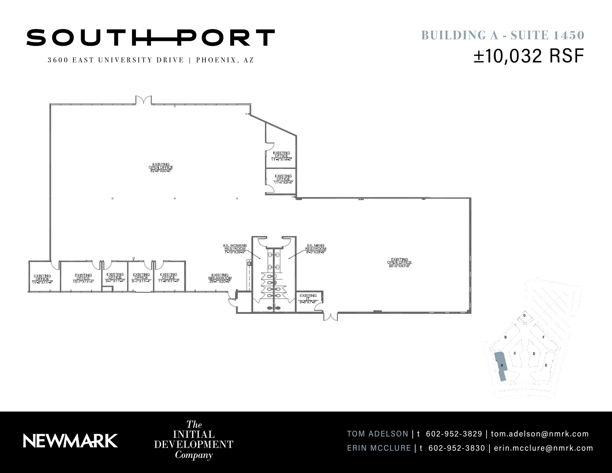 3600 E University Dr, Phoenix, AZ en alquiler Plano del sitio- Imagen 1 de 1