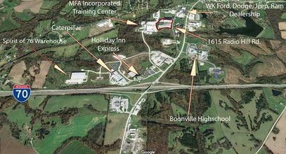 1615 Radio Hill Rd, Boonville, MO - VISTA AÉREA  vista de mapa